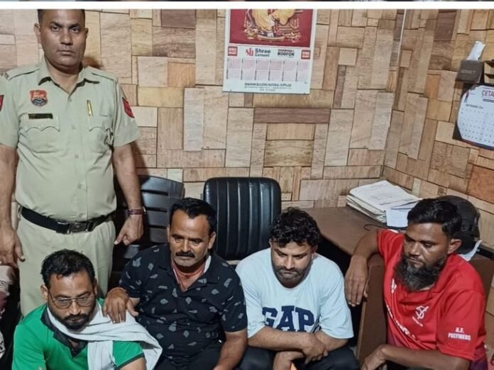 फरीदाबाद में 8 आरोपियों को किया गिरफ्तार:  ताश की बाजी लगाकर खेल रहे थे जुआ, कब्जे से नकदी बरामद - Faridabad News