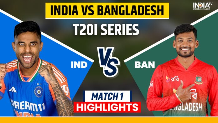 IND vs BAN 1st T20I Live: भारत बनाम बांग्लादेश मैच लाइव - India TV Hindi