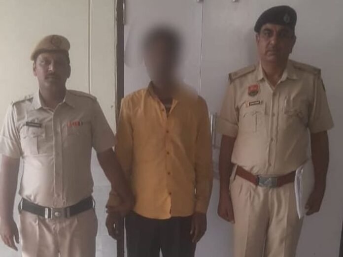 बहादुरगढ़ में एक साल के बच्चे का अपहरण:  मामले में यूपी निवासी युवक काबू, दुकान से उठाकर भागा था - bahadurgarh (jhajjar) News
