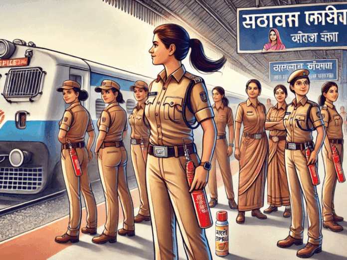 महिला RPF जवान अब मिर्च स्प्रे से होंगी लैस:  यात्रियों की सुरक्षा के लिए रेलवे का नया फैसला, आत्मरक्षा की देंगे ट्रेनिंग - Bhopal News