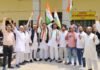 नेशनल हेराल्ड मामले में कांग्रेस कार्यकर्ताओं का विरोध प्रदर्शन:  जिलाध्यक्ष बोले- राहुल गांधी का एक-एक सिपाही डटकर करेगा मुकाबला - Sambhal News