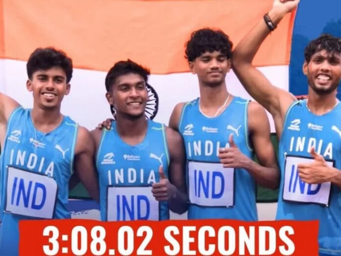 भारतीय युवा रिले टीम ने रचा इतिहास:  रिट्ज़बरी चैम्पियनशिप में बनाया नया U-20 राष्ट्रीय रिकॉर्ड, कांस्य पदक पर जमाया कब्जा - Nalanda News