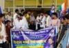 ग्वालियर हाईकोर्ट में अंबेडकर प्रतिमा लगाने की मांग:  श्योपुर में भीम आर्मी ने निकाला पैदल मार्च, बाबा साहेब अमर रहे के लगाए नारे - Sheopur News