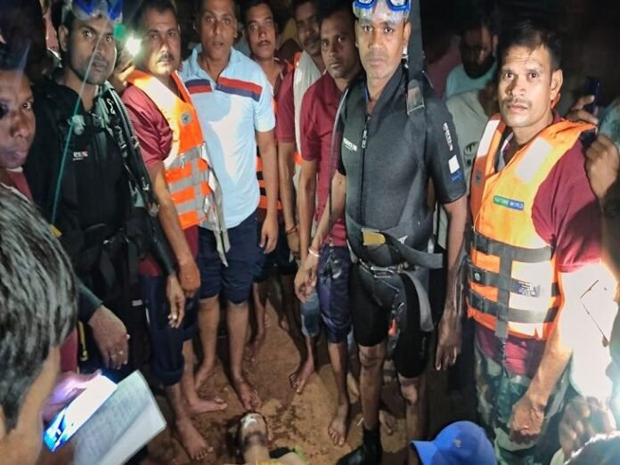 नेवई डैम में मिली नाबालिग की लाश:  दुर्ग में कई घंटे तक चला रेस्क्यू; SDRF ने शव को पानी से बाहर निकाला - durg-bhilai News