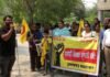 बरनाला में कर्मचारियों ने AAP सांसद हेयर का घर घेरा:  पुरानी पेंशन बहाल की मांग, सरकार पर वादाखिलाफी का आरोप लगाया - Barnala News