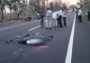 मंडला में हाइवा-बाइक की टक्कर:  सांख्यिकी विभाग के दो सर्वेयर की मौत; ड्राइवर फरार - Mandla News