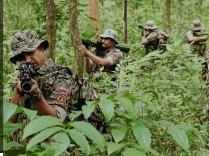सारंडा जंगल में सुरक्षाबलों और नक्सलियों के बीच मुठभेड़:  कोबरा जवान IED विस्फोट में घायल, विस्फोटक और वर्दी बरामद - Chaibasa (West Singhbhum) News