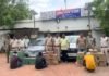 18 लाख की शराब और कार पकड़ाईं:  भिंड हाईवे से तीन को हिरासत में लिया; लग्जरी चार पहिया वाहन जब्त - Bhind News
