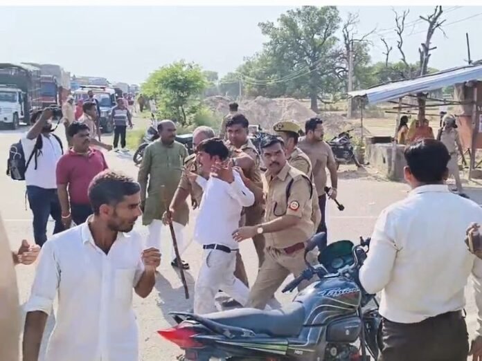 अखिलेश यादव बोले-प्रशासनिक नाकामयाबी से लोगों की जा रही जान:  झूठे रेप केस में फंसाने का आरोप, आरोपियों के नाम लिखकर किसान ने की आत्महत्या - Kaushambi News