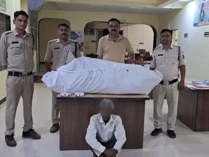 गांजे की खेती करते पकड़ाया किसान:  केले के खेत में लगाए थे पौधे, वजन 20 किलो; बुरहानपुर में 20 किलो जब्त - Burhanpur (MP) News