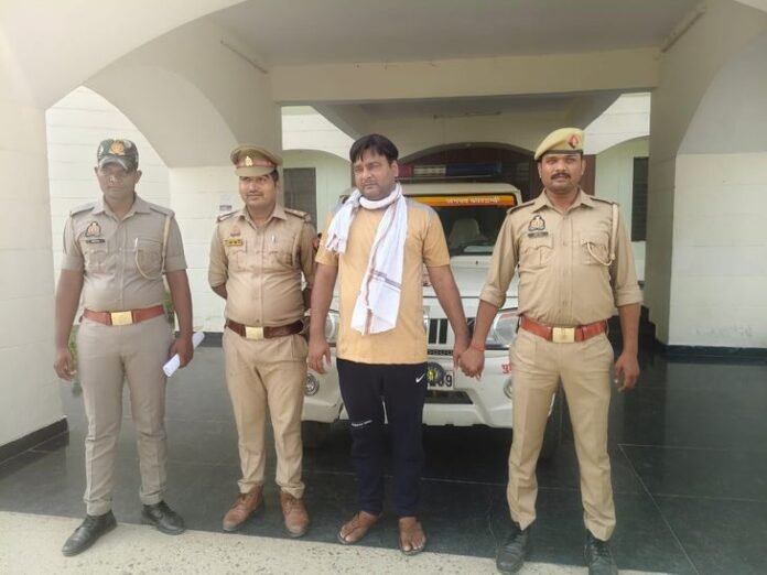 पेपर लीक गैंग का 1 लाख का इनामी गिरफ्तार:  कौशांबी से STF ने आयुष पांडेय को पकड़ा, अभ्यर्थियों से करता था पैसों की वसूली - Kaushambi News