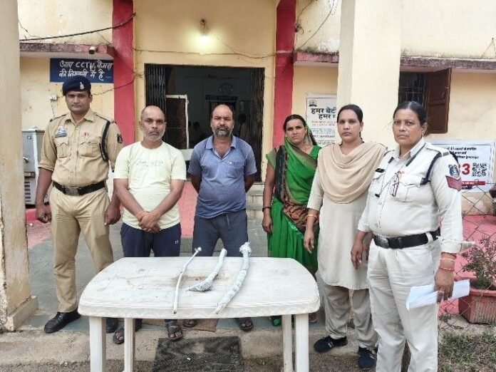 फसल काटने के विवाद में 2 भाइयों पर जानलेवा हमला:  जांजगीर-चांपा में टंगिया, रॉड और डंडे से वार; महिला सहित 3 गिरफ्तार, एक फरार - janjgir champa News