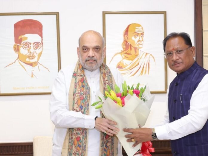 भाजपा सरकार में हुए 205 एंकाउंटर:  मारे गए 427 नक्सली, अमित शाह से बोले CM साय- सुरक्षा नेटवर्क मजबूत हुआ - Raipur News