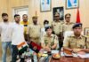 15 लाख के टीएमटी सरिया के साथ ड्राइवर गिरफ्तार:  फर्जी नंबर प्लेट और दस्तावेजों से की थी चोरी, लखनऊ पुलिस ने मुंगेर से पकड़ा - Lucknow News
