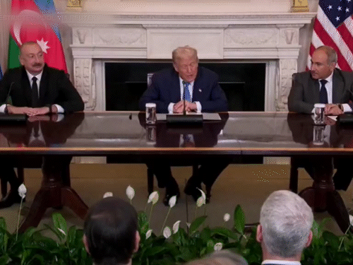 Trump ended the 37-year-old war between Armenia and Azerbaijan | ट्रम्प ने आर्मेनिया-अजरबैजान की 37 साल पुरानी जंग खत्म कराई: विवादित जमीन पर कॉरिडोर बनाने पर सहमति, इसका नाम ट्रम्प रूट होगा