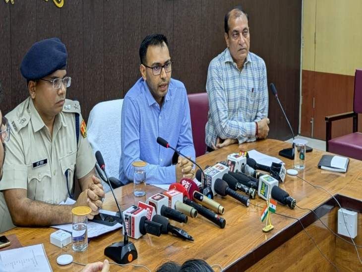 There is a possibility of flood in Ghaggar river | घग्घर नदी में बाढ़ की आशंका: जिला प्रशासन अलर्ट, कंट्रोल रूम 24 घंटे सक्रिय; एसडीआरएफ की टीम तैनात – Hanumangarh News