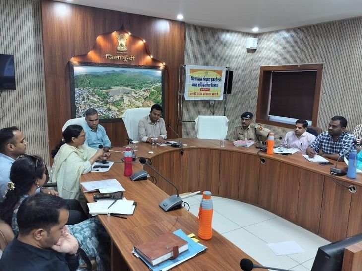 Emphasis on running public awareness programs to stop child marriage | बाल विवाह रोकने के लिए जनजागरूकता कार्यक्रम चलाने पर जोर: जिला परिषद में समीक्षा बैठक, अधिकारियों को सतर्कता के निर्देश – Bundi News