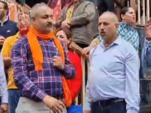 Himachal government’s half Pinddaan | Sanjauli mosque Masjid dispute | Shimla | हिमाचल सरकार का मस्जिद विवाद में अर्ध पिंडदान: पहली वर्षगांठ पर हिंदू संगठनों का प्रदर्शन; 11 सितंबर को प्रतिशोध दिवस के रूप में मनाया – Shimla News