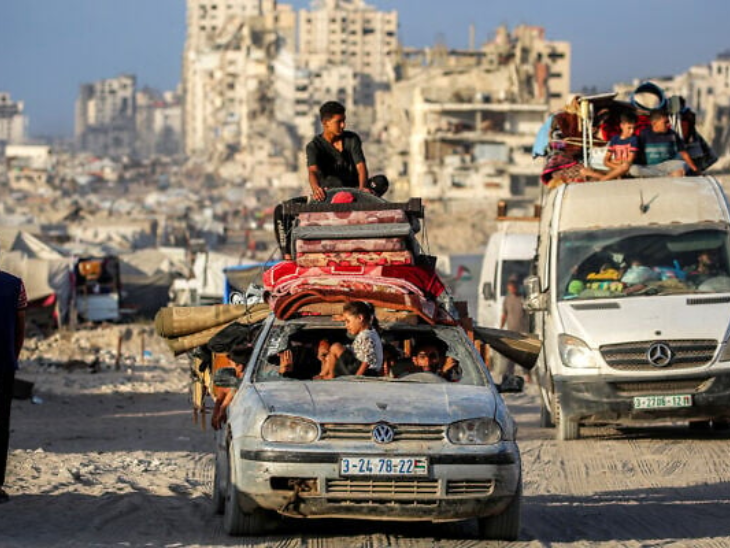 Netanyahu 1 Lakh People Leave Gaza City | Israel Prepares Major Operation | नेतन्याहू बोले- 1 लाख लोगों ने गाजा सिटी को छोड़ा: कल आसमान से पर्चे गिरवाए थे, शहर खाली करने का फरमान
