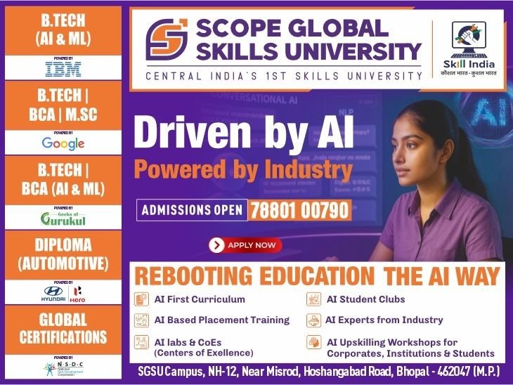 Now don’t just study books, learn global level skills; SGSU’s prestigious partnerships will give students direct job opportunities | इम्पैक्ट फीचर: अब सिर्फ किताबी पढ़ाई नहीं, सीखें ग्लोबल लेवल स्किल्स; SGSU प्रतिष्ठित साझेदारियों से छात्रों को मिलेगा सीधे जॉब का मौका