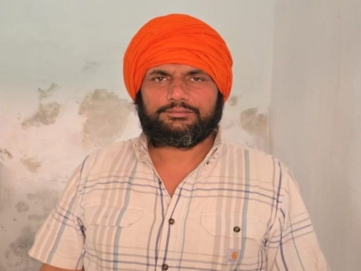 पंजाब से भागा बदमाश श्रीगंगानगर में पकड़ा गया:पिस्टल व जिंदा कारतूस बरामद, हत्या और फायरिंग के मामले में फरार था