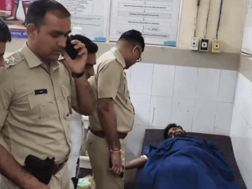 श्रीगंगानगर में पुलिस- बदमाश में मुठभेड़:एनकाउंटर में पैर से आर-पार हुई गोली, गैंगस्टर से जुड़े होने की आशंका