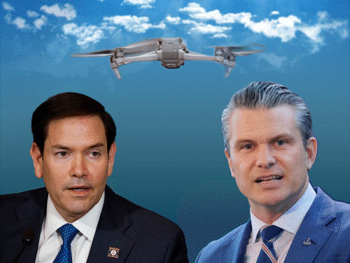 अमेरिकी विदेश-रक्षा मंत्री के घर के ऊपर संदिग्ध ड्रोन दिखे:सिक्योरिटी को लेकर इमरजेंसी मीटिंग बुलाई गई; दोनों लीडर्स को शिफ्ट करने पर विचार