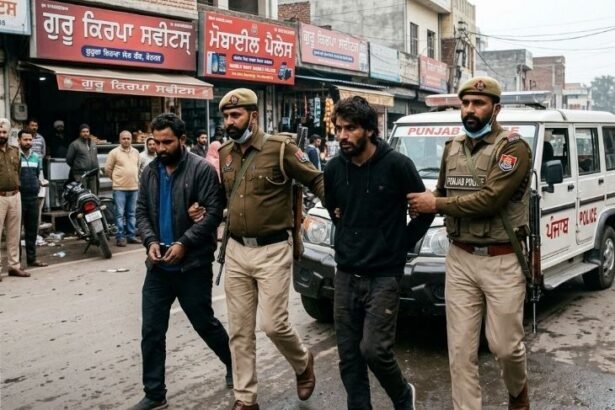 पंजाब के मलेरकोटला में 2 आतंकी गिरफ्तार:पंजाब और जम्मू-कश्मीर पुलिस ने दबोचा, 5 साल से गांव शेरवानी कोटे में करते थे मजदूरी