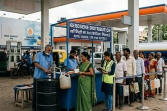 पेट्रोल पम्प पर केरोसिन भी मिलेगा, केंद्र का फैसला:हर जिले में 2 पम्प पर सुविधा होगी, तेल कंपनियां 5 हजार लीटर स्टॉक रख सकेंगी