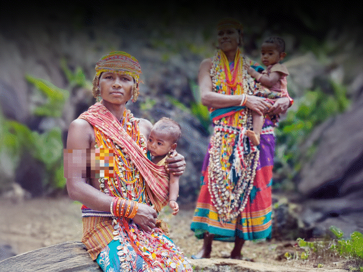 Bonda Tribe Women Dress Tradition; Marriage Customs
