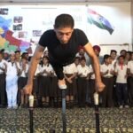 Vicky Deol of Kapurthala created a world record, Vicky Deol performing 64 push-ups in 40 seconds, 64 push-ups in 40 seconds, push-ups world record