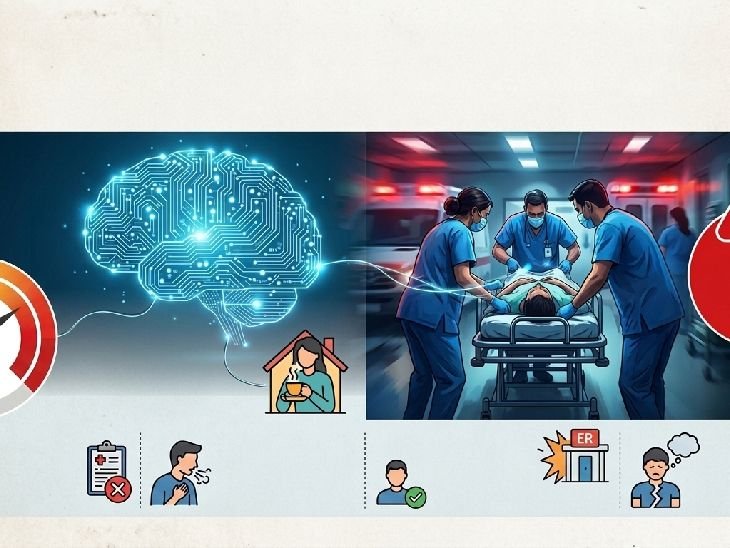 चैटजीपीटी हेल्थ से 52% आपात केस में गलत सलाह:शोध में दावा इमरजेंसी को पहचानने में चूक रहा एआई; नेचर मेडिसिन में प्रकाशित रिपोर्ट