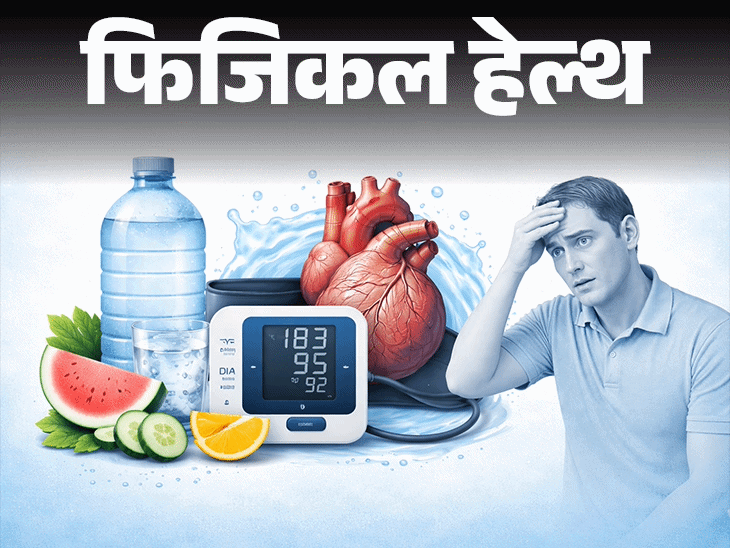 Dehydration Blood Pressure Effect; Water Deficiency Heart Risk