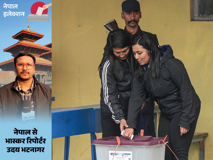 नेपाल में वोटिंग खत्म, 60% वोटिंग हुई:PM कार्की बोलीं- अब मेरा रोल पूरा हुआ; गगन थापा-बालेन शाह और केपी शर्मा ओली के बीच मुकाबला