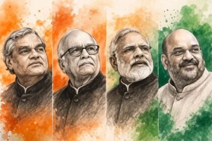 BJP 47th Foundation Day Celebration Photos Videos Rajasthan MP UP Bihar Delhi Jharkhand