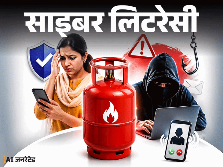 LPG Gas Cylinder Booking Scam Alert; Fake Website OTP Scam