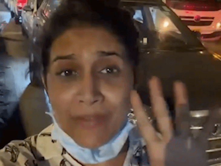 5 घंटे हाईवे पर फंसी रहीं दिल चाहता है एक्ट्रेस:खाना भी नहीं मिला, तंग आकर वीडियो जारी किया, कहा- हमारे लिए दुआ करें, ये डरावना है