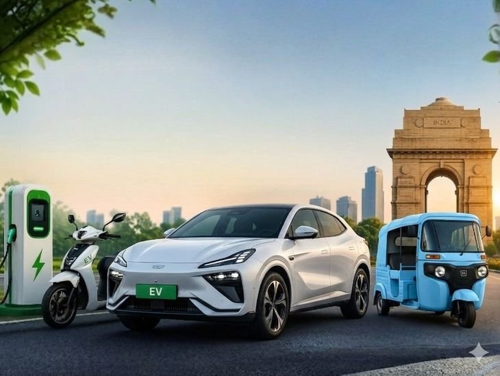 No Petrol Two-Wheelers from 2028, Tax-Free EVs Up to ₹30 Lakh