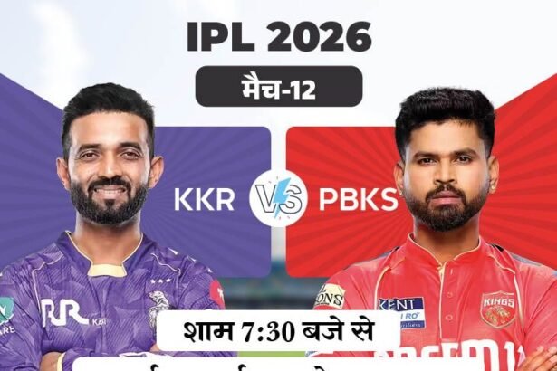 Shreyas Iyer; KKR vs PBKS IPL 2026 LIVE Score Update