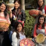 Annie Sloan, 6 day workshop in Udaipur, guests are learning art and painting