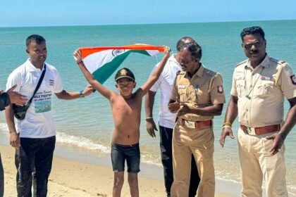 Ishank Singh Ranchi | Youngest Swimmer Crosses Pak Strait, Sets World Record