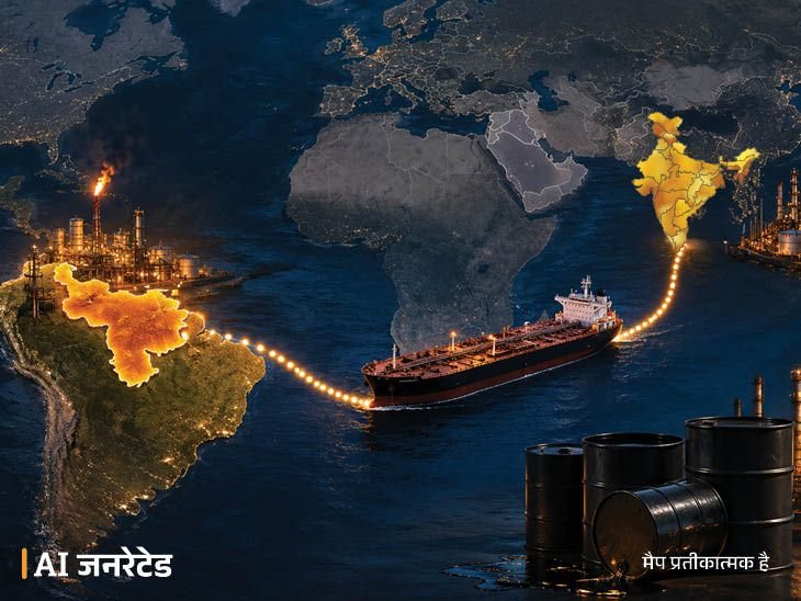 भारत का तीसरा सबसे बड़ा तेल सप्लायर बना वेनेजुएला:सऊदी-US पीछे छूटे; होर्मुज बंद होने के बाद भारतीय कंपनियों ने खरीद बढ़ाई